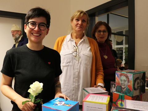 Ausstellung "Louise Schroeder. Die Bürgermeisterin" im Rathaus Tiergarten eröffnet.