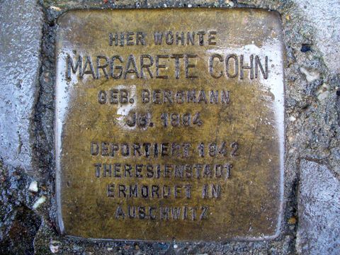 Stolperstein für Margarete Cohn