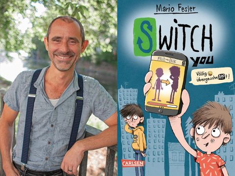 Mario Fesler und Buchcover »Switch-You«