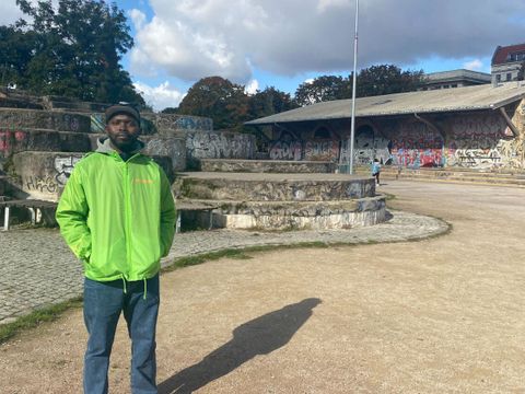 Parkläufer Ibrahima „Papus“ Sow im Görlitzer Park