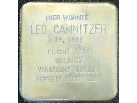 Bildvergrößerung: Stolperstein Leo Camnitzer