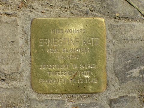 Stolperstein für Ernestine Katz