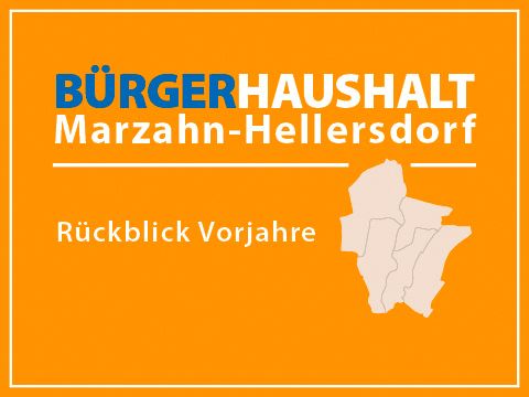 Bürgerhaushalt Marzahn-Hellersdorf Rückblick Vorjahre