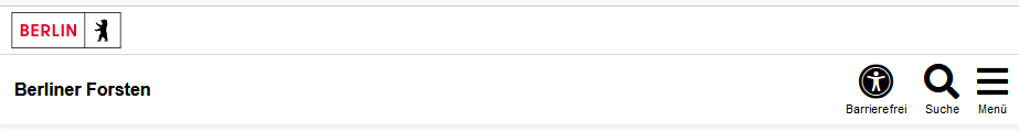 Kopfzeile Berliner Forsten