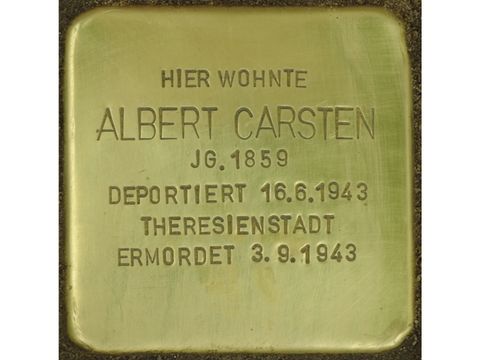 Stolperstein Albert Carsten