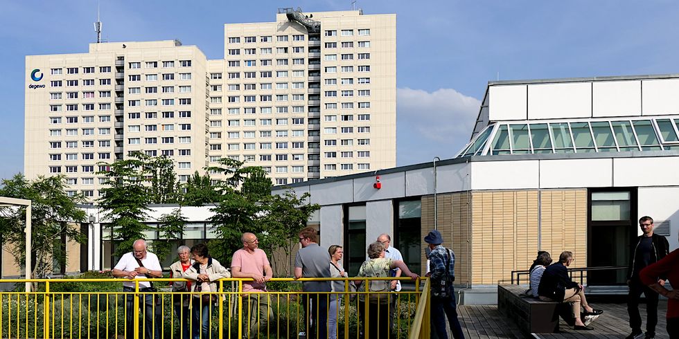 Führung durch das Freizeitfroum Marzahn am Tag der Städtebauförderung 2024