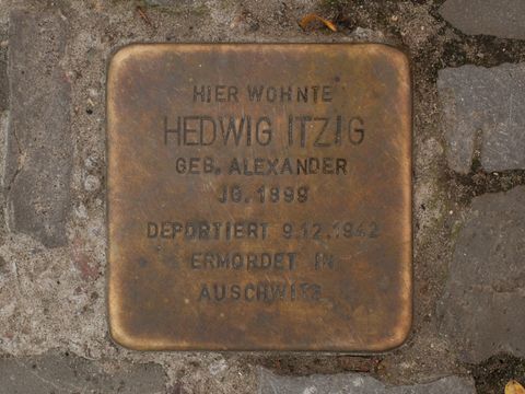 Stolperstein Hedwig Itzig