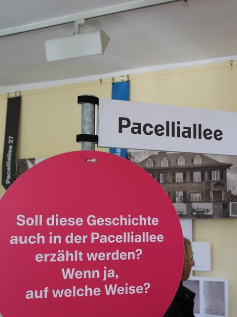 Ausstellung zur Geschichte der Pacelliallee