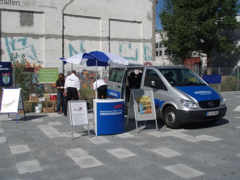 Info-Stand des Ordnungsamtes