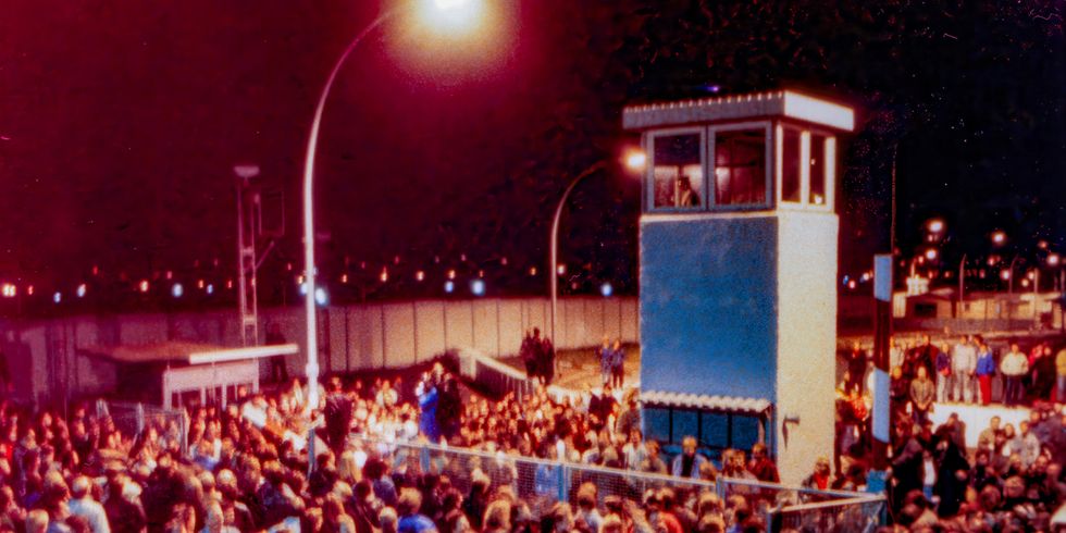 Öffnung der innerdeutschen Grenze an der Bornholmer Straße