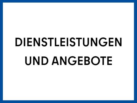 Grafik mir der Aufschrift "Dienstleistungen und Angebote"