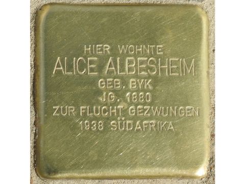 Stolperstein Alice Albesheim