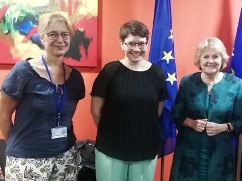 Treffen der europäischen Regionalbüros mit Kommissarin Elisa Ferreira 