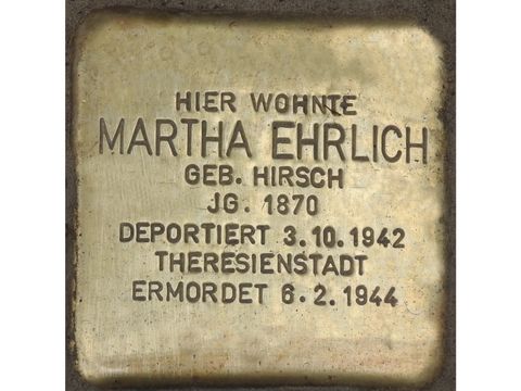 Stolperstein Martha Ehrlich