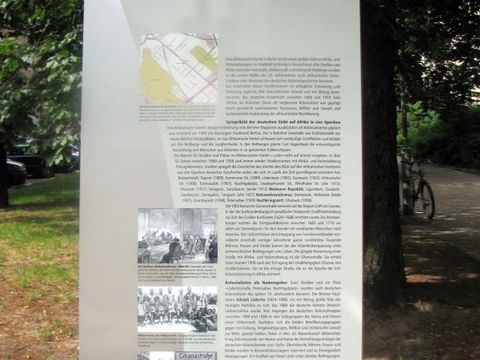 Gedenktafel Das-Afrikanische-Viertel, 2012