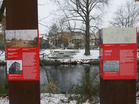 Gedenktafel – Flucht des Schiffs "Friedrich Wolf"