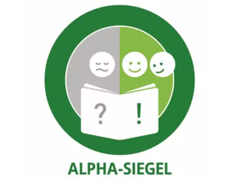 Logo des Alpha-Siegels