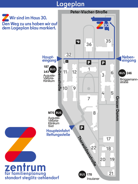 Bildvergrößerung: Lageplan ZFP