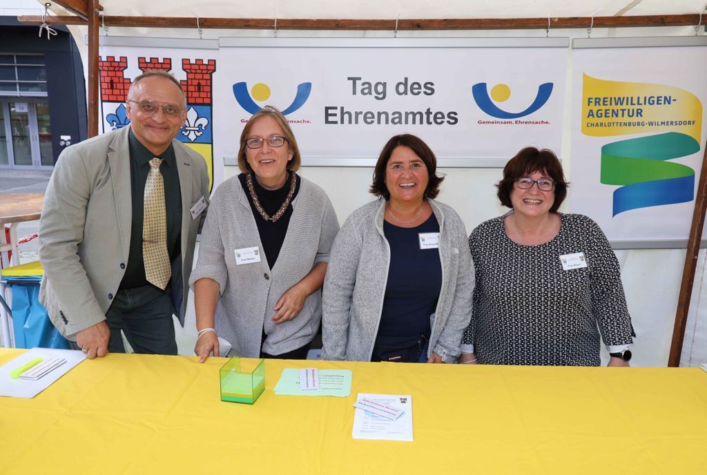 Haben den Tag wieder gewuppt: das Team der Freiwilligenagentur v.l. Uwe Weise, Andrea Bieber, Simone Kruschke und Cornelia Bauer.