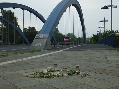 Bildvergrößerung: Verlegeort an der Mörschbrücke