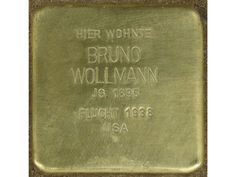 Stolperstein Bruno Wollmann