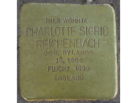 Stolperstein Charlotte Sigrid Reichenbach