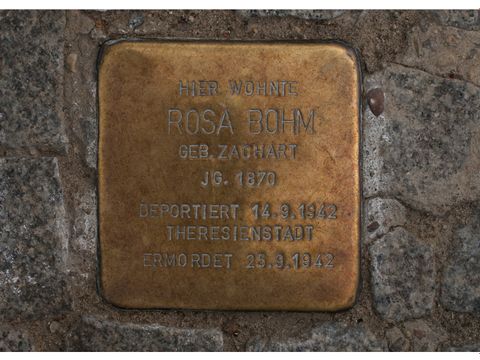 Stolperstein Rosa Bohm