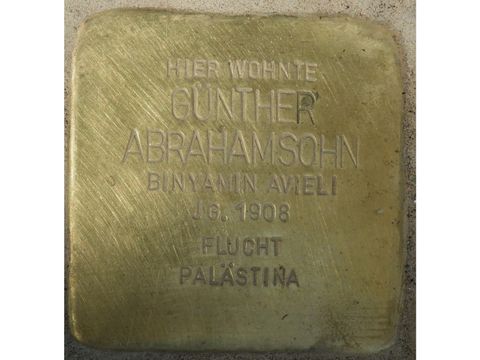 Stolperstein Günther Abrahamsohn