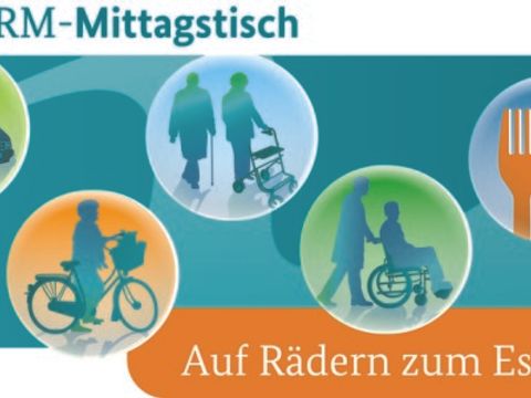 Logo zur Kampagne "Auf Rädern zum Essen"