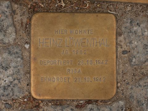 Stolperstein Heinz Löwenthal, 10.06.2012