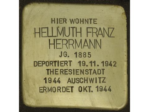 Stolperstein Hellmuth Franz Herrmann