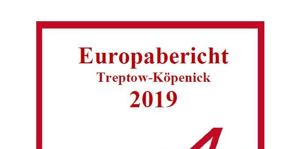 Titelbild des Europaberichts Treptow-Köpenck 2019