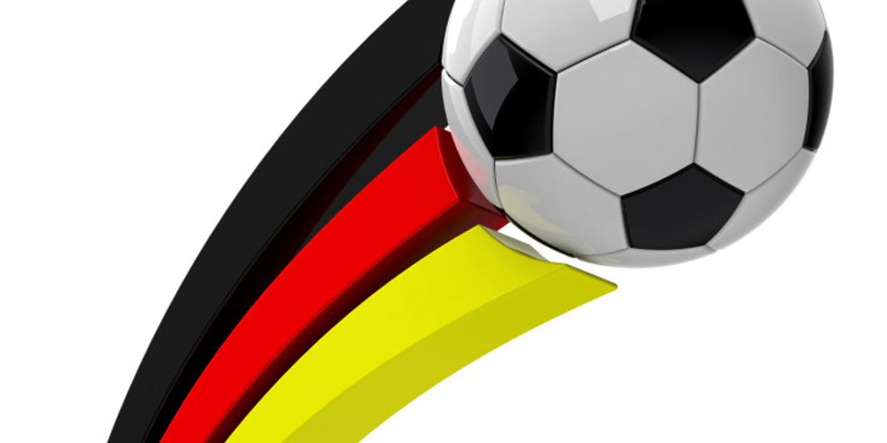 Fußball schwarz-rot-gold