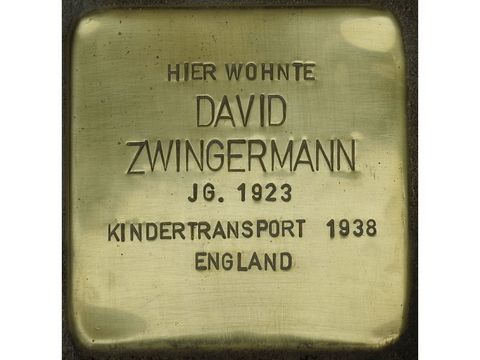 Stolperstein David Zwingermann