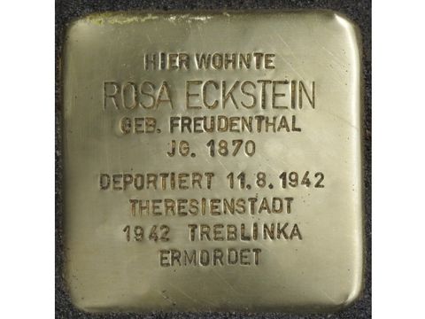 Bildvergrößerung: Stolperstein Rosa Eckstein