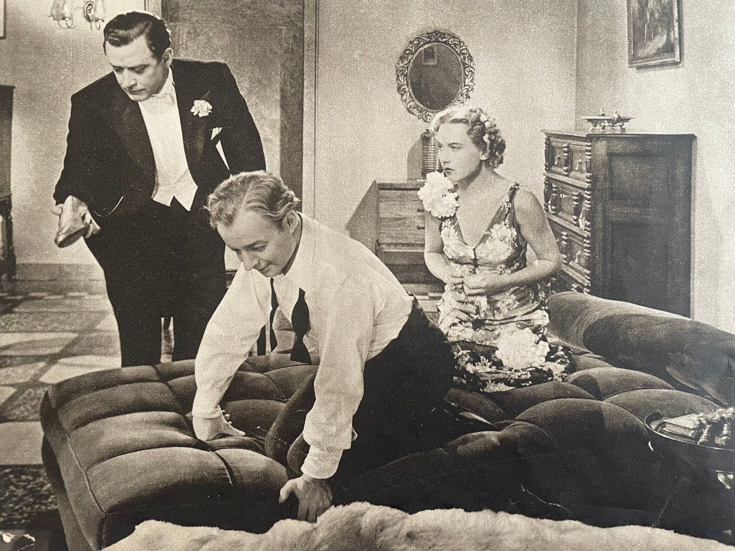 Heinz Rühmann spielte 1937 (mit Hans Söhnker und Leny Marenbach) in „Der Mustergatte“ | Heinz Rühmann starred (with Hans Söhnker and Leny Marenbach) in “The Model Husband” in 1937