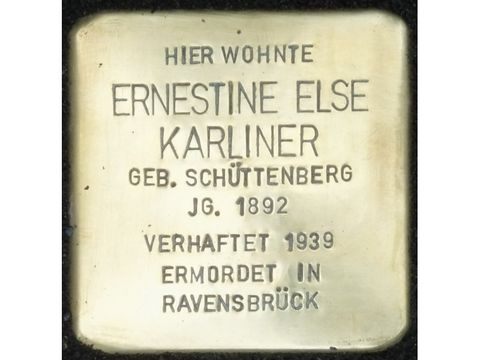 Stolperstein Ernestine Else Karliner