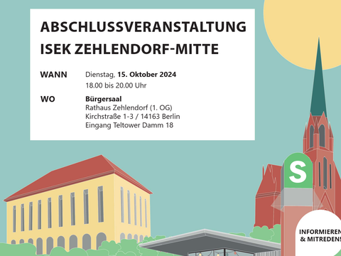 Bildvergrößerung: ISEK Zehlendorf Mitte Abschlussveranstaltung