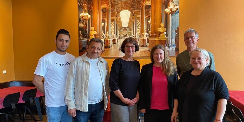 Clara Herrmann zu Besuch im Restaurantprojekt Kreuzberger Himmel