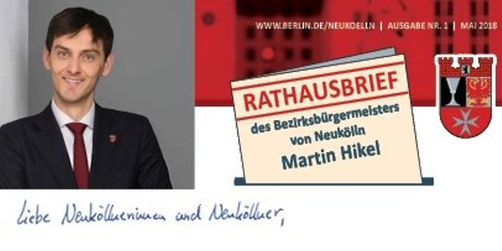 Rathausbrief des Bezirksbürgermeisters