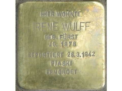 Stolperstein Irene Wulff