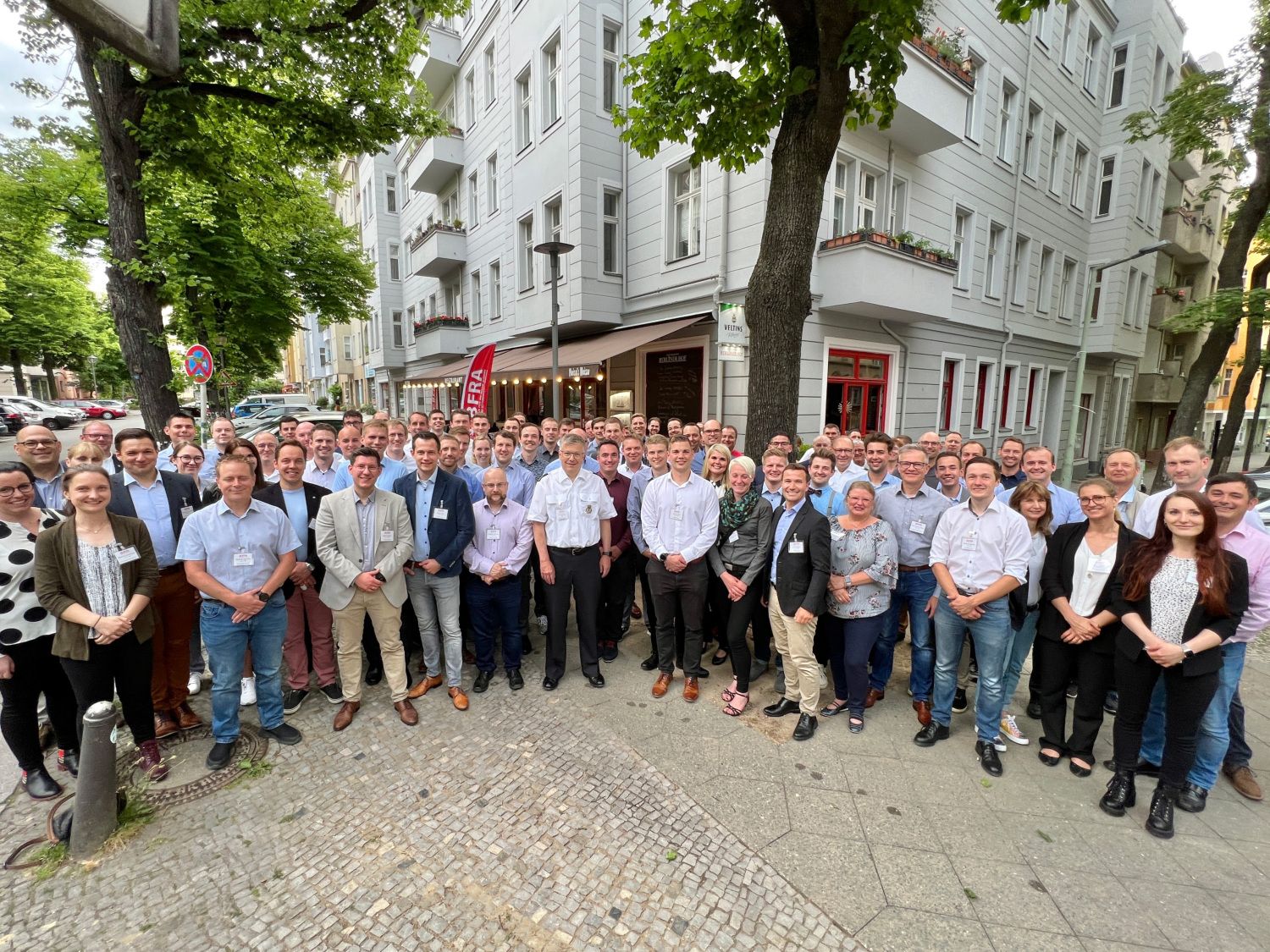 Gruppenfoto des Höheren Feuerwehrtechnischen Dienst 2022