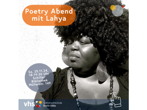 Poetry-Abend mit Lahya Aukongo