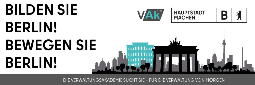 Skyline der VAk, Stellenausschreibung, Header der VAk