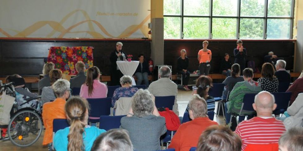 Eröffnung des Aktionstags Teilhabe bewegt 2018 in der Frauensporthalle