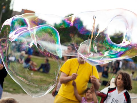 Fest im Park Seifenblasen