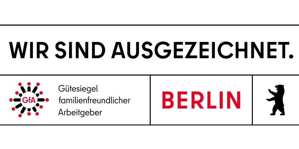 Gütesiegel Familienfreundlicher Arbeitgeber Land Berlin (GfA)