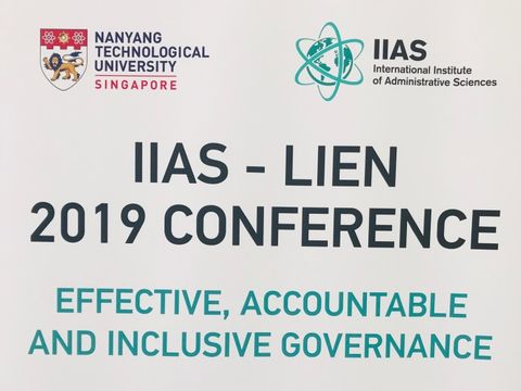 IIAS (International Institut of Adminstrative Sciences) Konferenz 2019 in Singapur