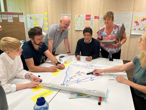 Kai Radtke im Workshop mit Teilnehmenden