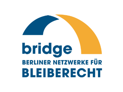 Logo der berliner Netzwerke für Bleiberecht - bridge
